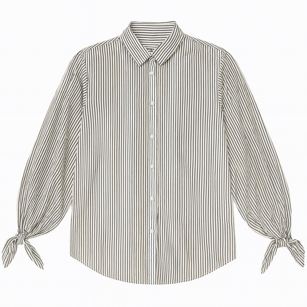 Lauren Ralph Lauren Women’s Striped Button-Down Shirt – XS